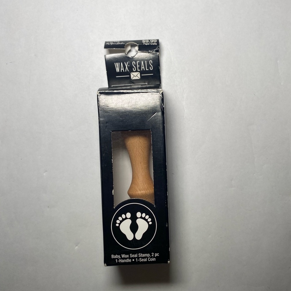 Baby Footprints Wax Seal Stamp for Invitations